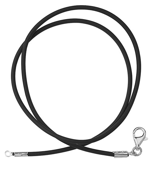 Collana Giovanni Raspini Donna Charms in Caucciù 06061 - 06061